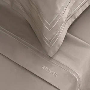 Ensemble de draps satin de coton - Nice Taupe / Taupe*Rodier Online