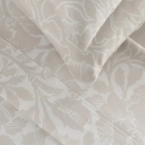 Ensemble de draps satin de coton - Arabesque Taupe*CXLbyChristianLacroix Sale