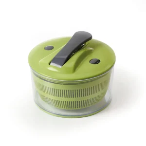 Essoreuse à salade à levier vert/gris avec bouton stop et blocage de sécurité 24 x 13 cm, 4.7L*Brandt Fashion