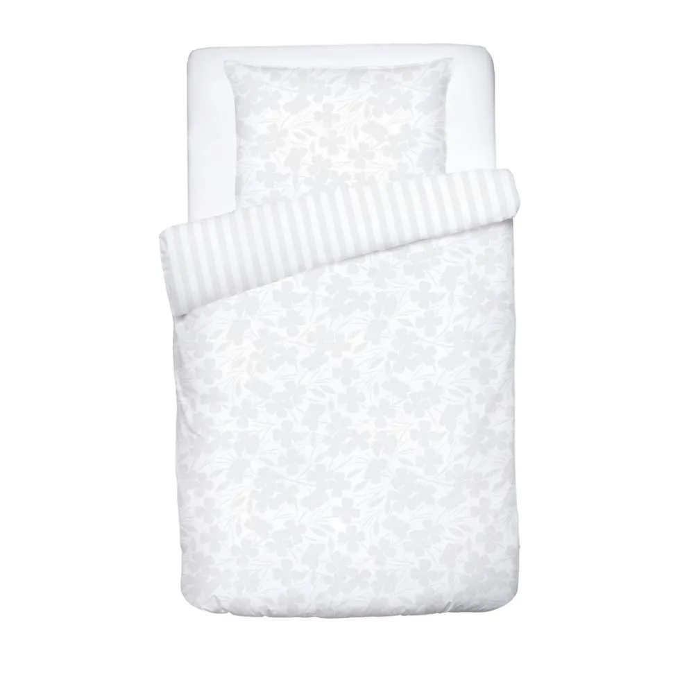 housse_de_couette__taie_d_1-16.webp Housse de couette + taie d'oreiller bébé satin de coton - tisse Jacquard - Petites Fleurs blanc*Cacharel Clearance