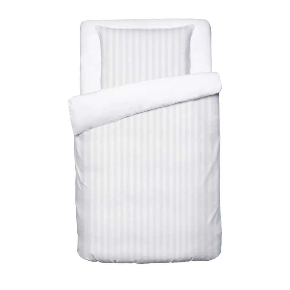 housse_de_couette__taie_d_3-20.webp Housse de couette + taie d'oreiller bébé en satin de coton - rayure tissé Jacquard Blanc*CXLbyChristianLacroix Online
