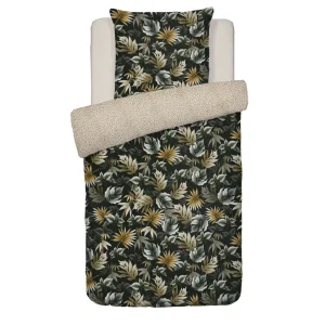 Housse de couette + taie(s) satin de coton - Esprit Jungle Khaki*Chevignon Best