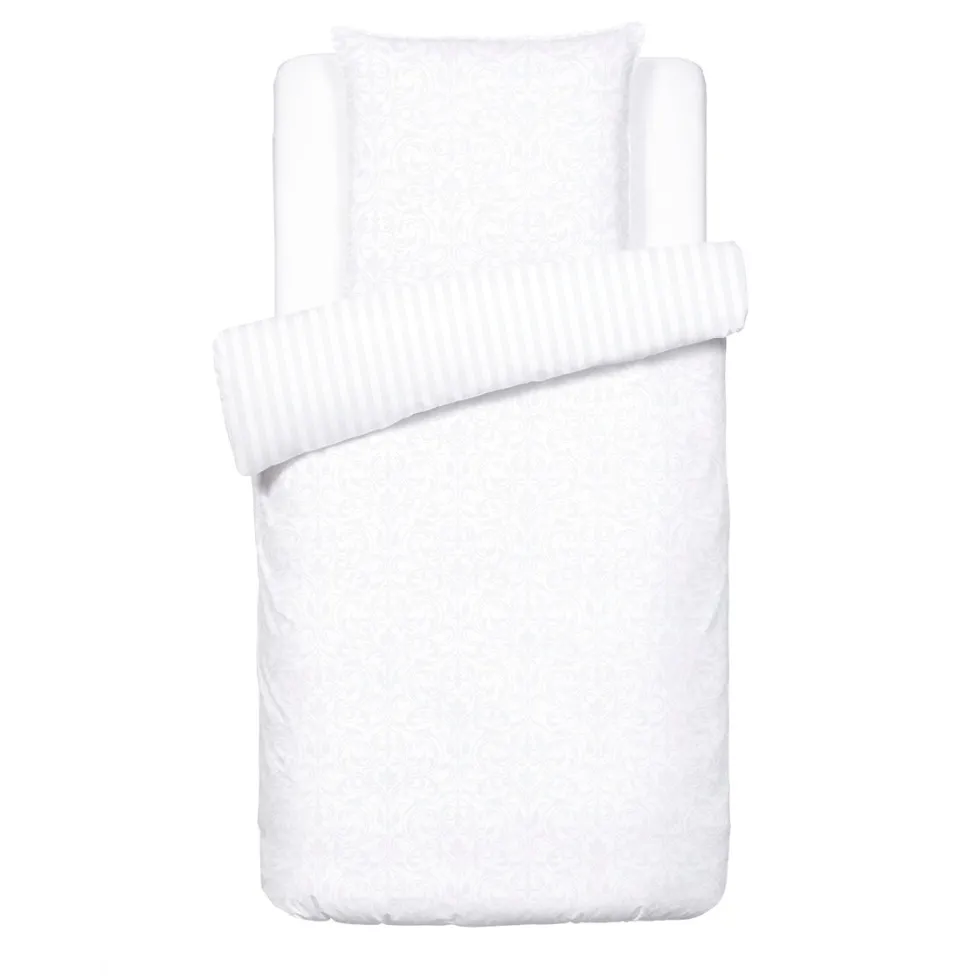 housse_de_couette__taies__0-137.webp Housse de couette + taie(s) d'oreiller satin de coton - tissé Jacquard - Baroque blanc*Maison Héritage Discount