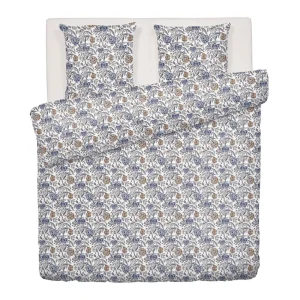 Housse de couette + taie(s) d'oreiller satin de coton - Rani blanc*Maison Héritage Online