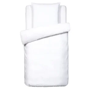 Housse de couette + taie(s) d'oreiller satin de coton - Uni blanc*Rodier Fashion