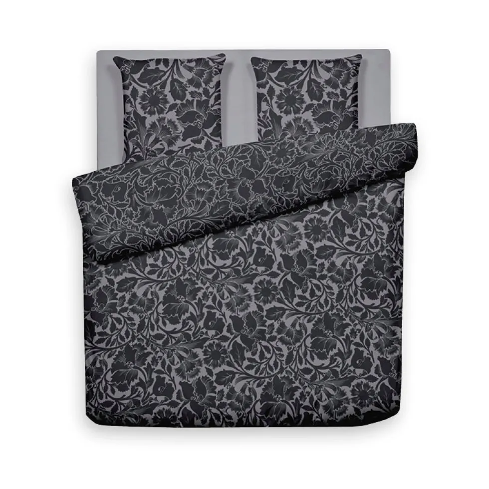 housse_de_couette__taies__0-159.webp Housse de couette + taie(s) d'oreiller en satin de coton - Arabesque Anthracite*CXLbyChristianLacroix Sale
