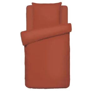 Housse de couette + taies coton lavé - Uni Orange*Chevignon Hot