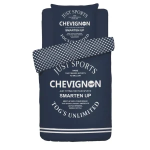 Housse de couette + taies coton - Just Sports / Ducks Bleu*Chevignon Discount