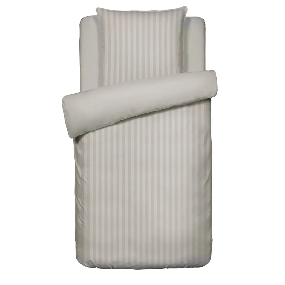 housse_de_couette__taies__0-198.webp Housse de couette + taie(s) d'oreiller satin de coton - rayure tissé Jacquard - Taupe*Chevignon Fashion