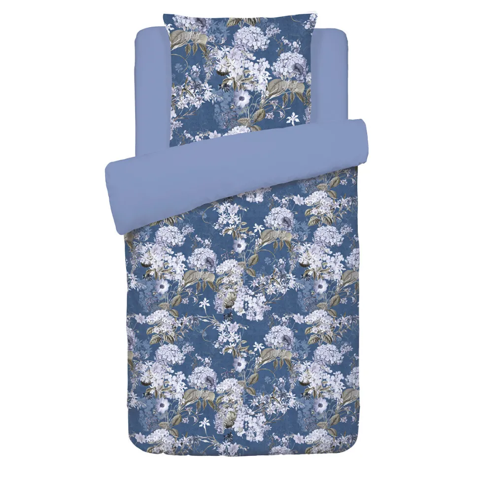 housse_de_couette__taies__0-204.webp Housse de couette + taie(s) d'oreiller satin de coton - Hortensia Bleu*Maison Héritage Hot