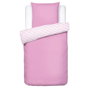 Housse de couette + taie(s) satin de coton - Horizon Rose*Chevignon Hot
