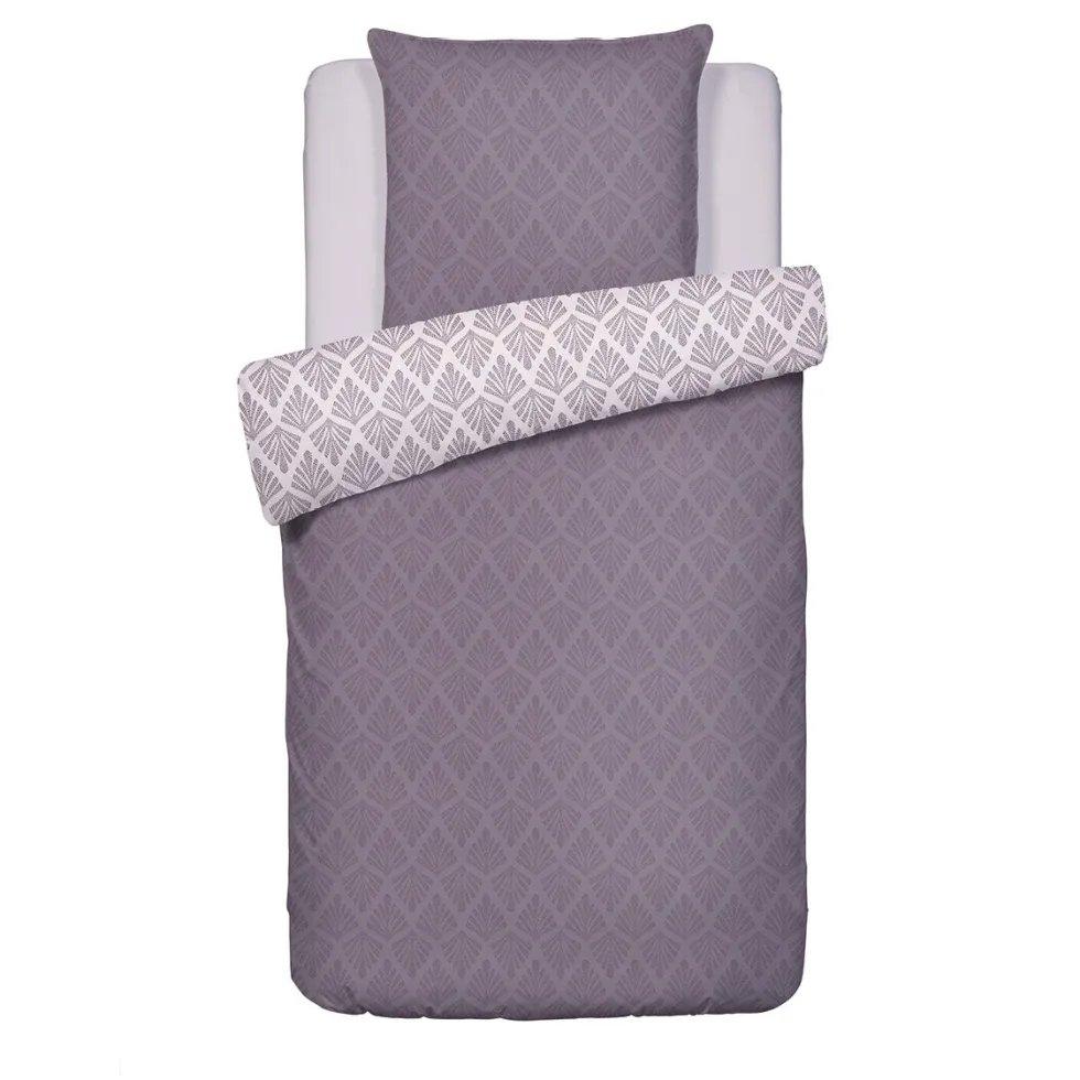 housse_de_couette__taies__0-69.webp Housse de couette + taie(s) d'oreiller satin de coton - Harmonie végétale Violet foncé / Violet clair*Ines by Ines de la Fressange Sale