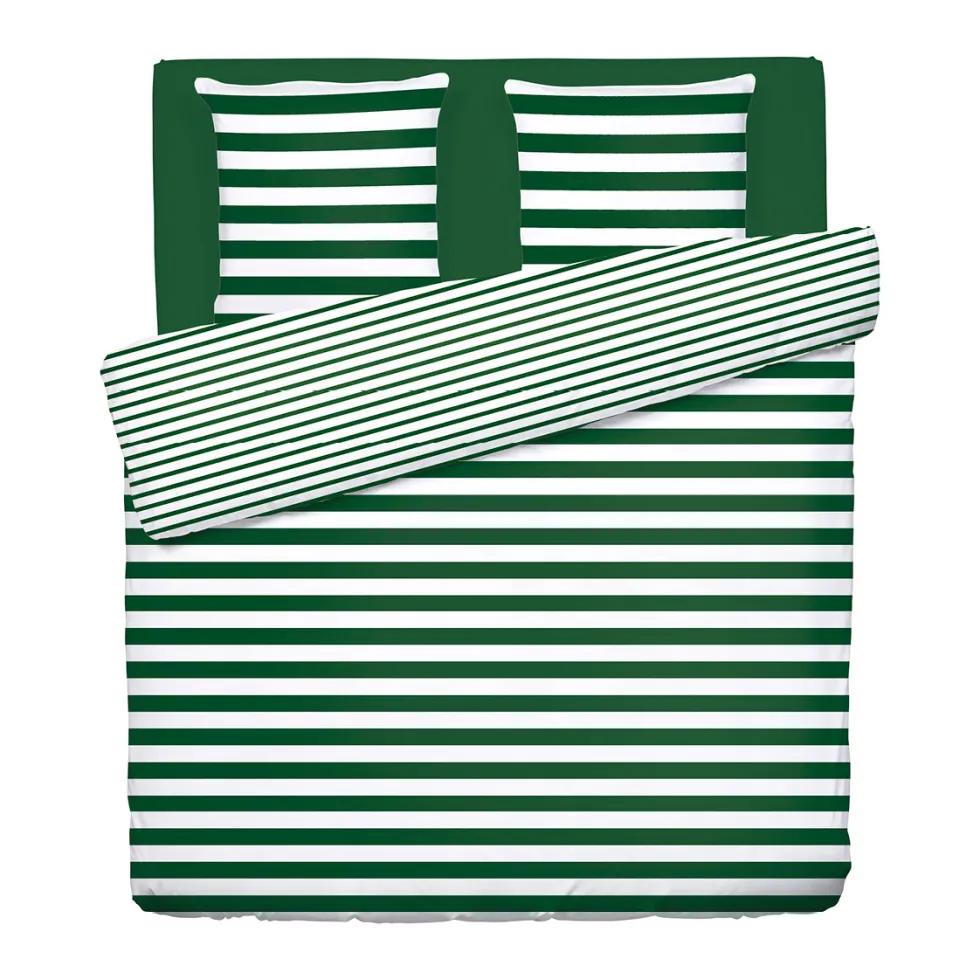 housse_de_couette__taies__0-98.webp Housse de couette + taie(s) satin de coton - Marinière Vert*Ines by Ines de la Fressange Fashion
