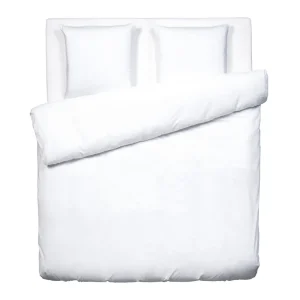 Housse de couette + taie(s) satin de coton - Canards Evy Blanc*Chevignon Discount