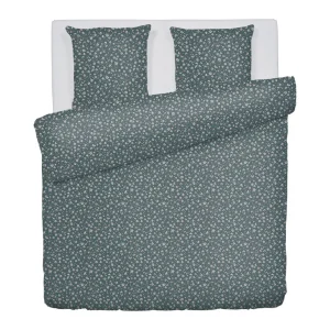 Housse de couette + taie(s) satin de coton - Jasmine Vert*Ines by Ines de la Fressange Discount
