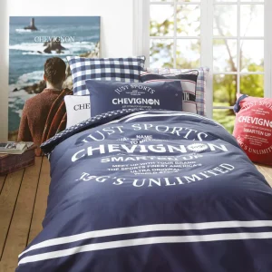 Housse de couette + taies coton - Just Sports / Ducks Bleu*Chevignon Discount