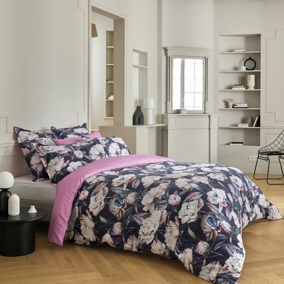 housse_de_couette__taies__1-189.webp Housse de couette + taie(s) d'oreiller satin de coton - Peonia Rose*Rodier Fashion