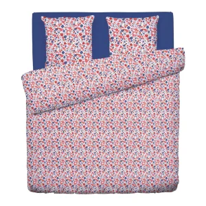 Housse de couette + taie(s) satin de coton - Capucine Bleu*Ines by Ines de la Fressange Sale