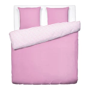 Housse de couette + taie(s) satin de coton - Horizon Rose*Chevignon Hot