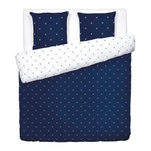 Housse de couette + taie(s) satin de coton - Canards Evy Bleu*Chevignon Clearance