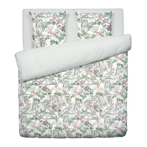 Housse de couette + taie(s) d'oreiller satin de coton - Rozas blanc*Rodier Clearance