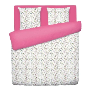 Housse de couette + taie(s) d'oreiller satin de coton - Fleurs sauvages Blanc*Rodier Online