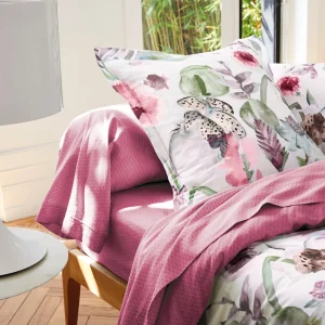 Housse de couette + taie(s) d'oreiller satin de coton - Exotique Framboise*CXLbyChristianLacroix New