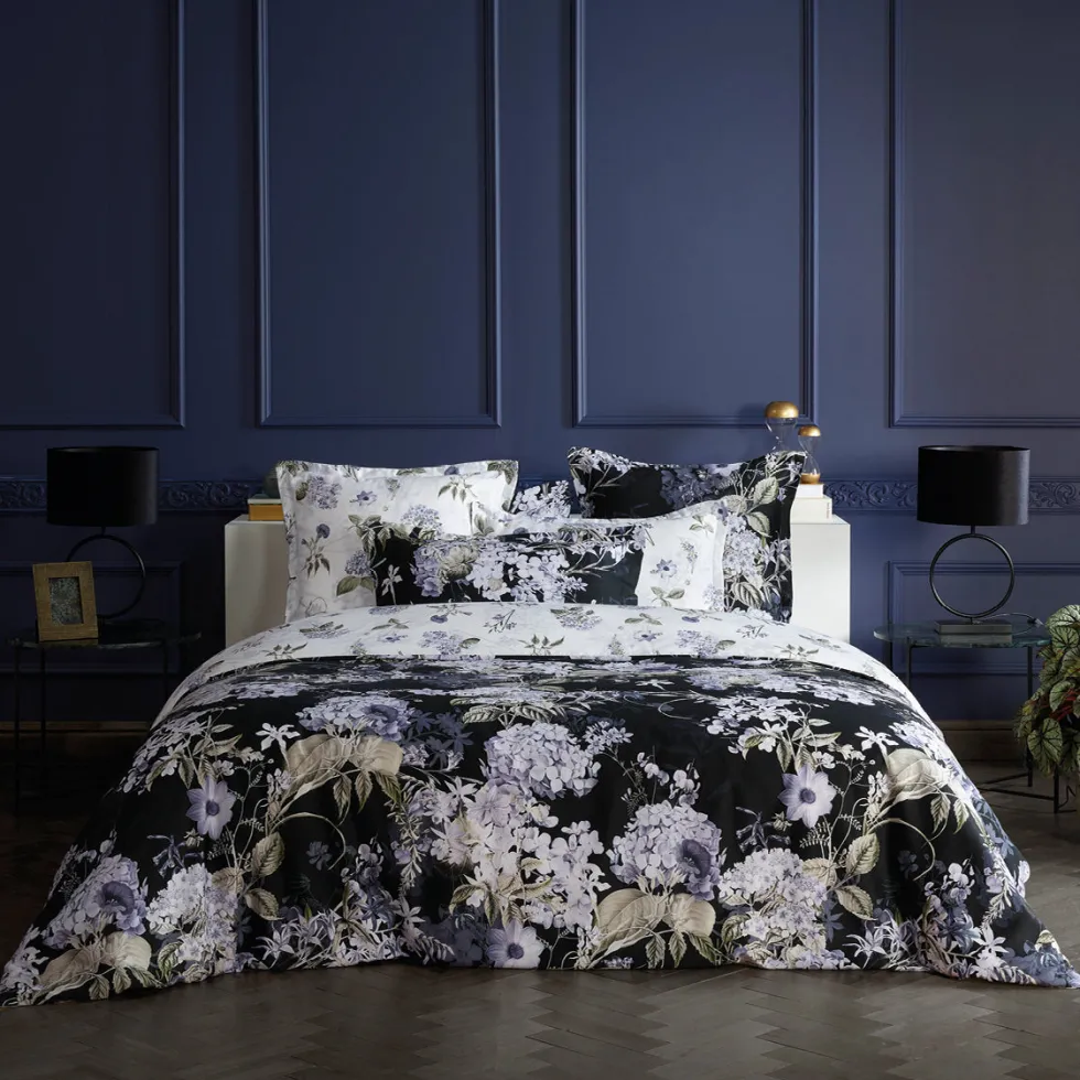 housse_de_couette__taies__2-200.webp Housse de couette + taie(s) d'oreiller satin de coton - Hortensia Bleu foncé*Maison Héritage Best