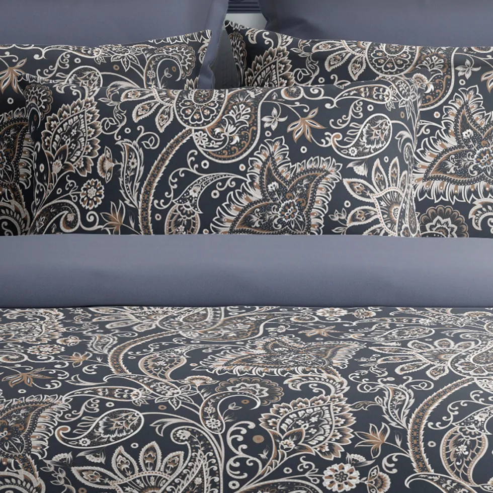 housse_de_couette__taies__2-201.webp Housse de couette + taie(s) d'oreiller satin de coton - Indienne Gris / taupe*Maison Héritage Best