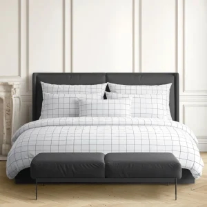 Housse de couette + taie(s) satin de coton - Noa Blanc*Ines by Ines de la Fressange Sale