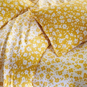 Housse de couette + taie(s) satin de coton - Les Yeux de Suzanne Jaune*Ines by Ines de la Fressange Hot