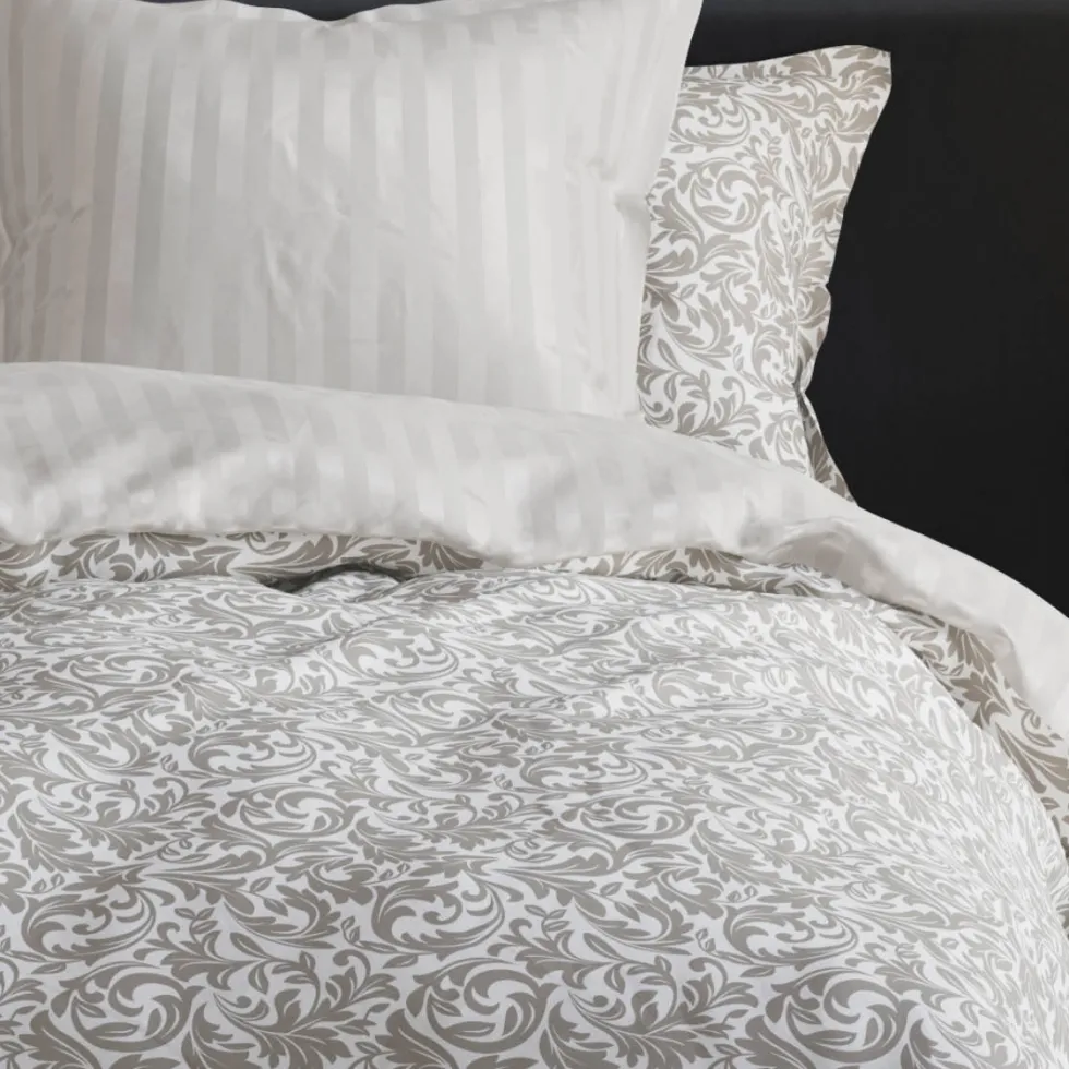 housse_de_couette__taies__3-18.webp Housse de couette + taie(s) satin de coton - Romanesque Taupe*Cacharel Hot