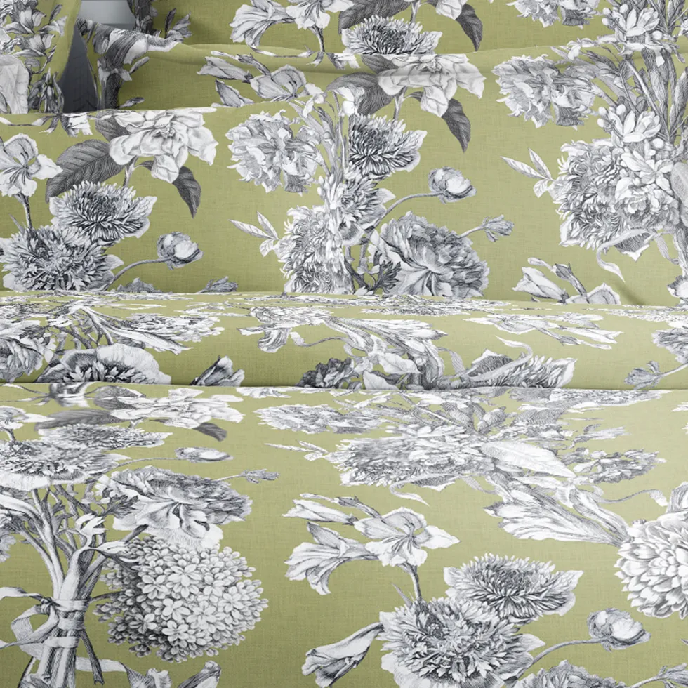 housse_de_couette__taies__3-195.webp Housse de couette + taie(s) d'oreiller satin de coton - Jardin Botanique Vert*Maison Héritage Online