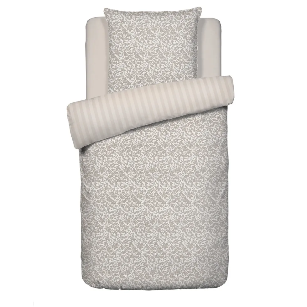 housse_de_couette__taies__3-197.webp Housse de couette + taie(s) d'oreiller satin de coton - Esprit Damas Taupe*Maison Héritage Best