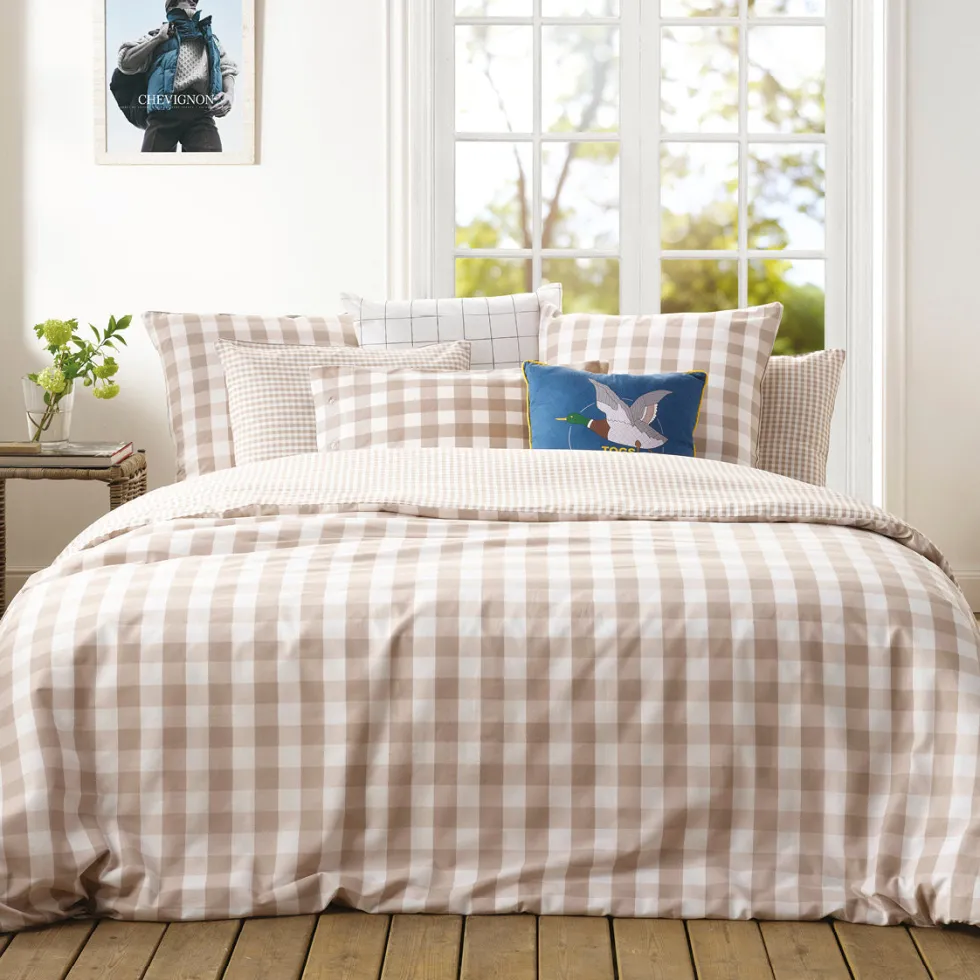 housse_de_couette_coton___2.webp Housse de couette coton - Vichy Taupe*Chevignon Sale