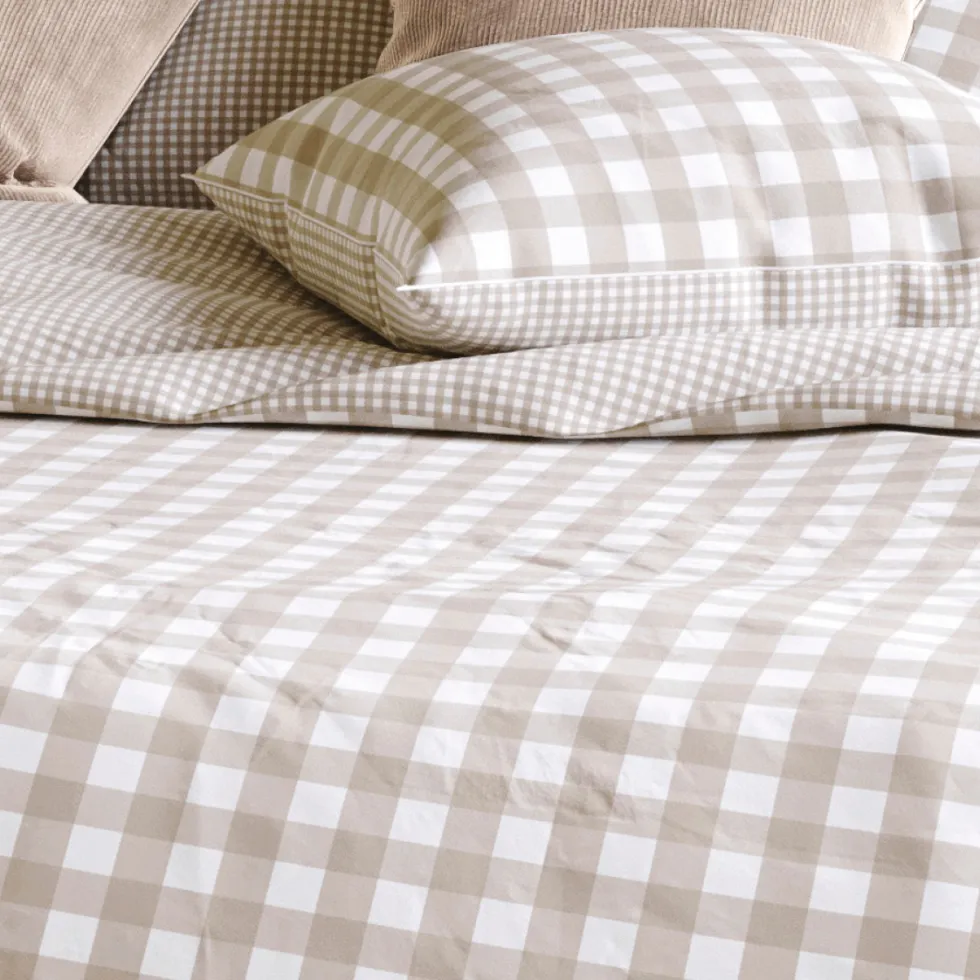 housse_de_couette_coton___3.webp Housse de couette coton - Vichy Taupe*Chevignon Sale