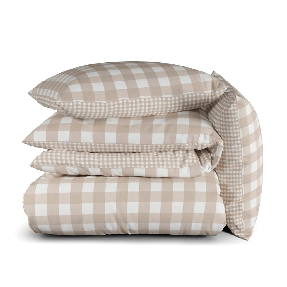 housse_de_couette_coton___4.webp Housse de couette coton - Vichy Taupe*Chevignon Sale