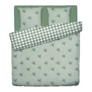 Housse de couette coton Vichy Canard - Vert*Chevignon Hot