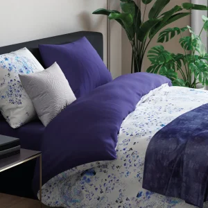 Housse de couette percale coton + 2 taies 240 x 220 cm - Frisson*Cacharel New