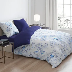 Housse de couette percale coton + 2 taies 240 x 220 cm - Frisson*Cacharel New