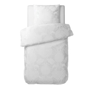 Housse de couette satin de coton - tissé Jacquard - Arles Blanc*CXLbyChristianLacroix Online