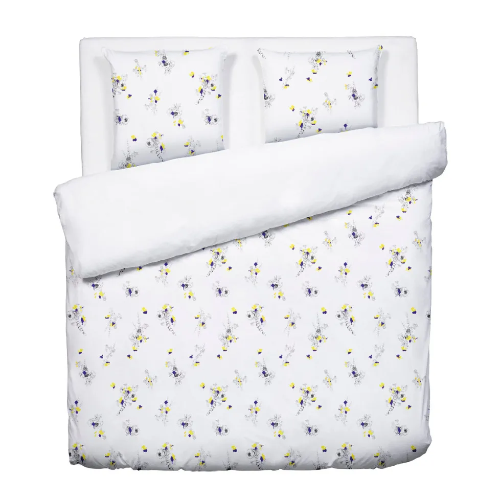 housse_de_couette_satin_d_0-6.webp Housse de couette satin de coton + 2 taies - Esquisse Floral Blanc*Cacharel New