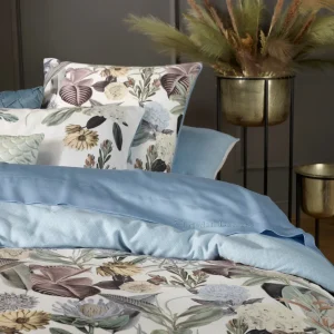 Housse de couette satin de coton - Garden Bleu clair*CXLbyChristianLacroix Hot