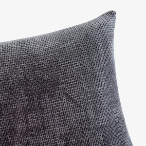 Housse de coussin Alenia Gris foncé - 45 x 45 cm*Rodier Outlet