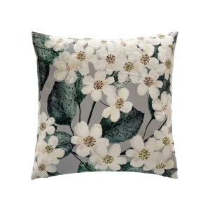 Housse de coussin Aubépine Gris - 45 x 45 cm*Maison Héritage Outlet