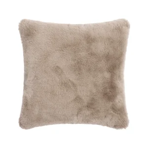 Housse de coussin imitation fourrure Beige - 40 x 40 cm*Maison Héritage Clearance