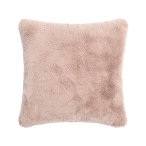 Housse de coussin imitation fourrure Rose clair - 40 x 40 cm*Maison Héritage Online