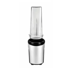 Machine à smoothie avec 2 bocaux en verre et lame supplémentaire - Noir / Argenté*Kalorik Best