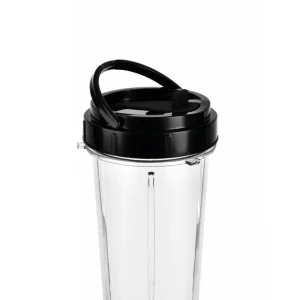 Machine à smoothie avec 2 bocaux en verre et lame supplémentaire - Noir / Argenté*Kalorik Best