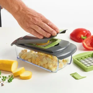 Mandoline multifonction 10 pièces vert/gris*Kalorik Best